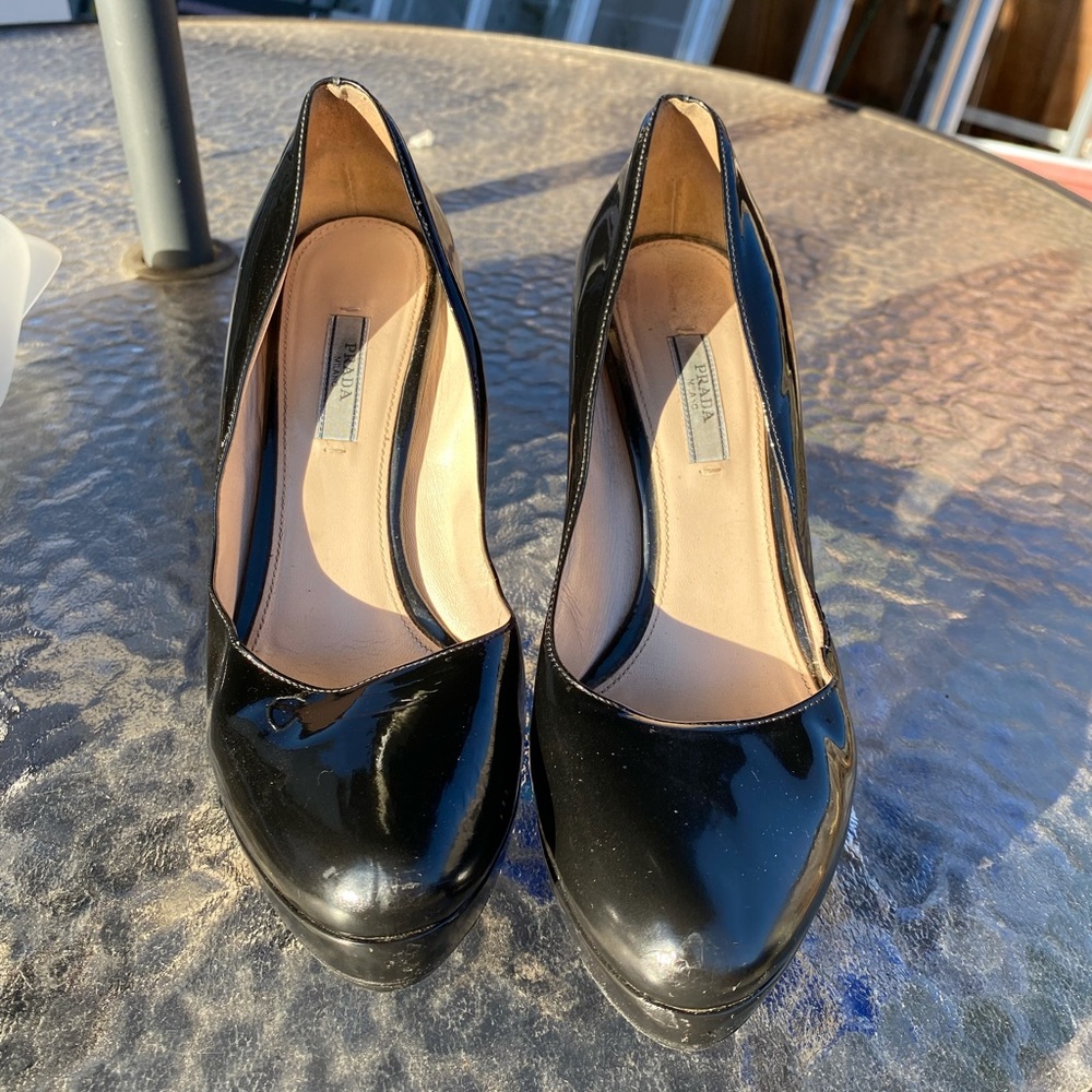 PRADA Heels black size 39.5 (8)